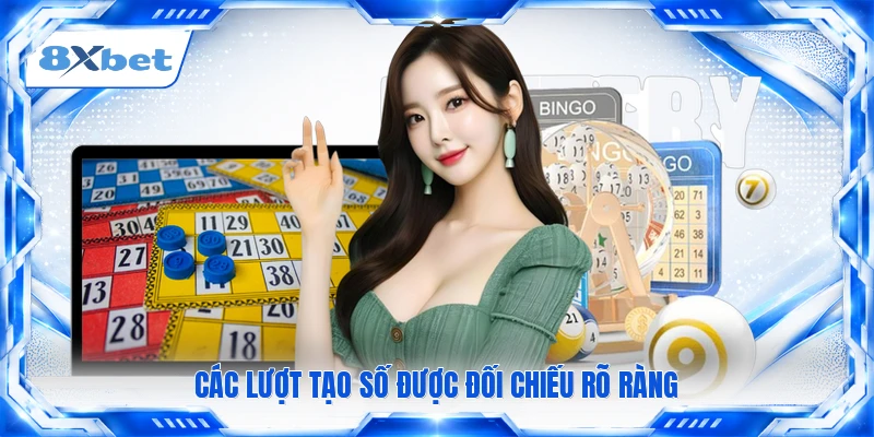 Các lượt tạo số được đối chiếu rõ ràng