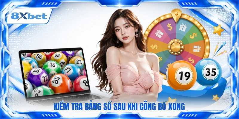 Kiểm tra bảng số sau khi công bố xong